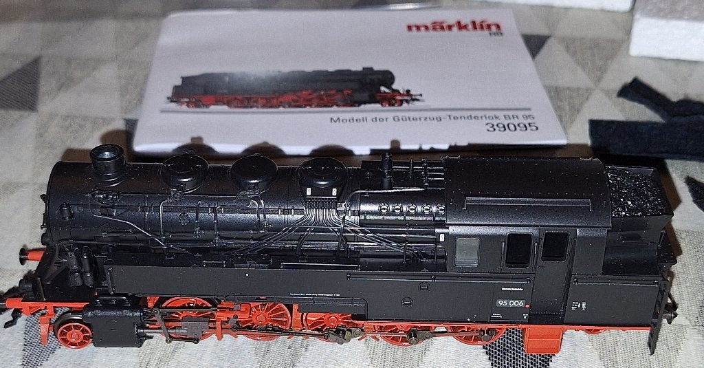 Märklin HO 39095 stoomloc BR95 van de DB, Enlèvement ou Envoi, Comme neuf, Locomotive, Märklin
