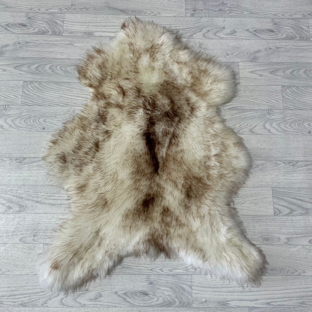 Schapenvacht hond/kat mouflon bruin wit 95x75cm | Lederstore, Autres marques, Enlèvement ou Envoi, Neuf, Autres types