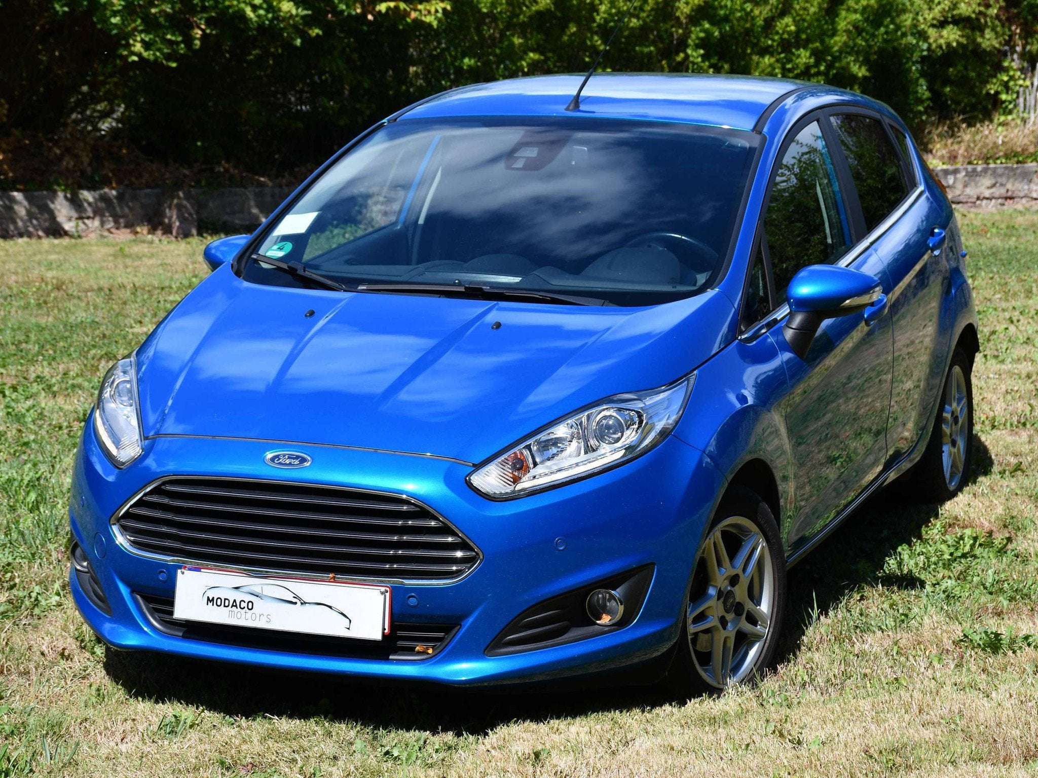 Ford Fiesta Fiesta 1.0 EcoBoost Titanium 117000KM PDC TOP TO, Auto's, Ford, Stof, Gebruikt, Blauw, 5 deurs