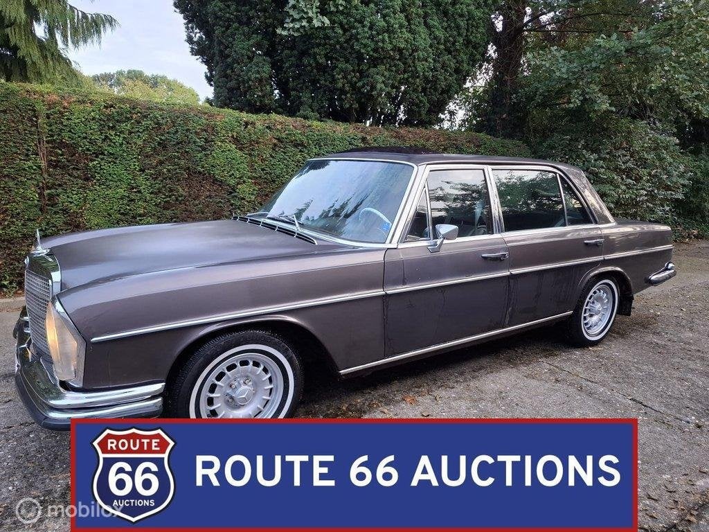 Mercedes-Benz 300 SEL | 1972 | Route 66 Auctions, Autos, Achat, Entreprise, Boîte manuelle, Autre carrosserie