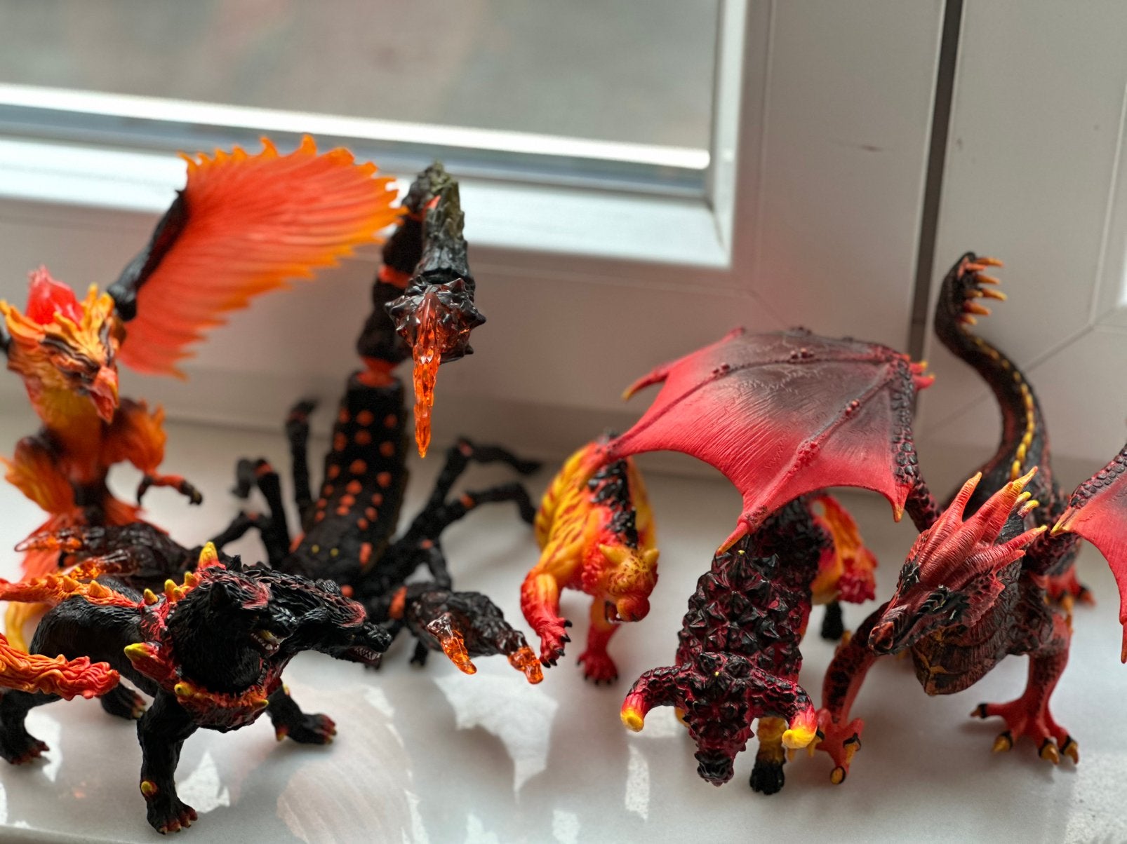 Set de 6 Schleich Eldorado monster lava creatures, Enlèvement, Comme neuf