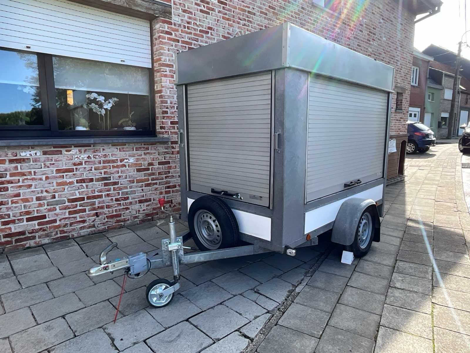 Professionele mobiele hogedrukreiniger met Honda-motor – a, Gebruikt