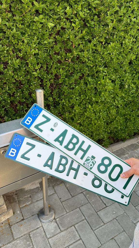 Location plaque Z avec chauffeur