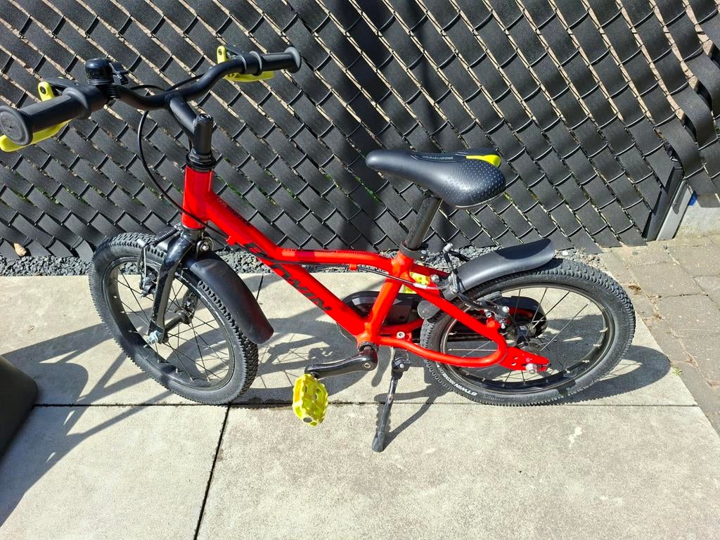 Kinderfiets 16inch 4-6jaar Discover500 rood, Fietsen en Brommers, Ophalen