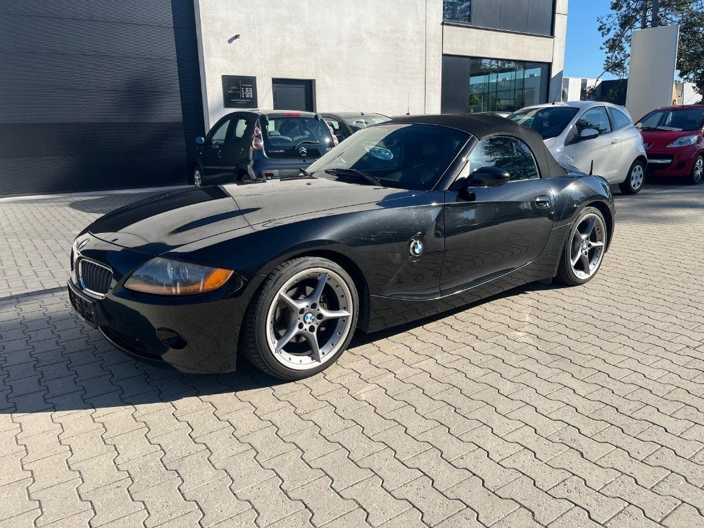 BMW Z4 2.5I 6 Cilinder, Airco, Leder, Elektrisch dak,Keuring, Auto's, Achterwielaandrijving, Zwart, 2494 cc, Cabriolet