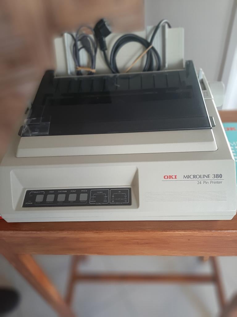 printer  OKI  Microline 380 PIN   + handleiding, Computers en Software, Ophalen, Gebruikt, Printer