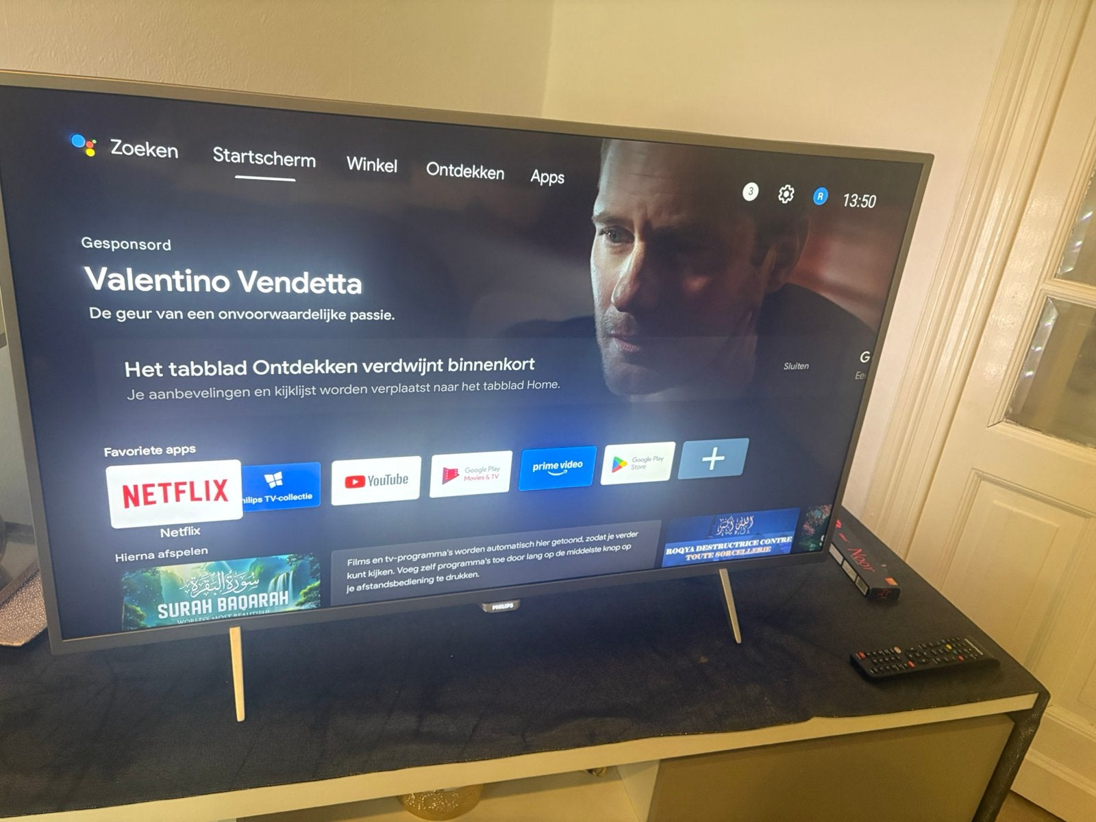 SMART TV philips 43pouces, TV, Hi-fi & Vidéo, Enlèvement, Comme neuf, Philips