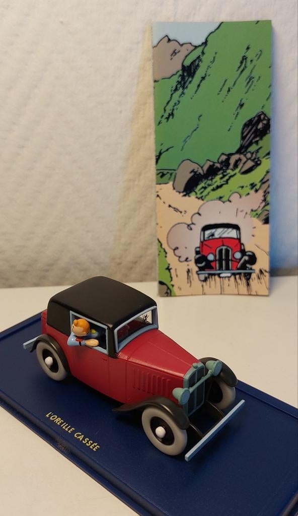 KUIFJE Atlas auto 1/43 'De spider coupé jaren 30' 💫, Ophalen of Verzenden, Kuifje, Zo goed als nieuw, Beeldje of Figuurtje