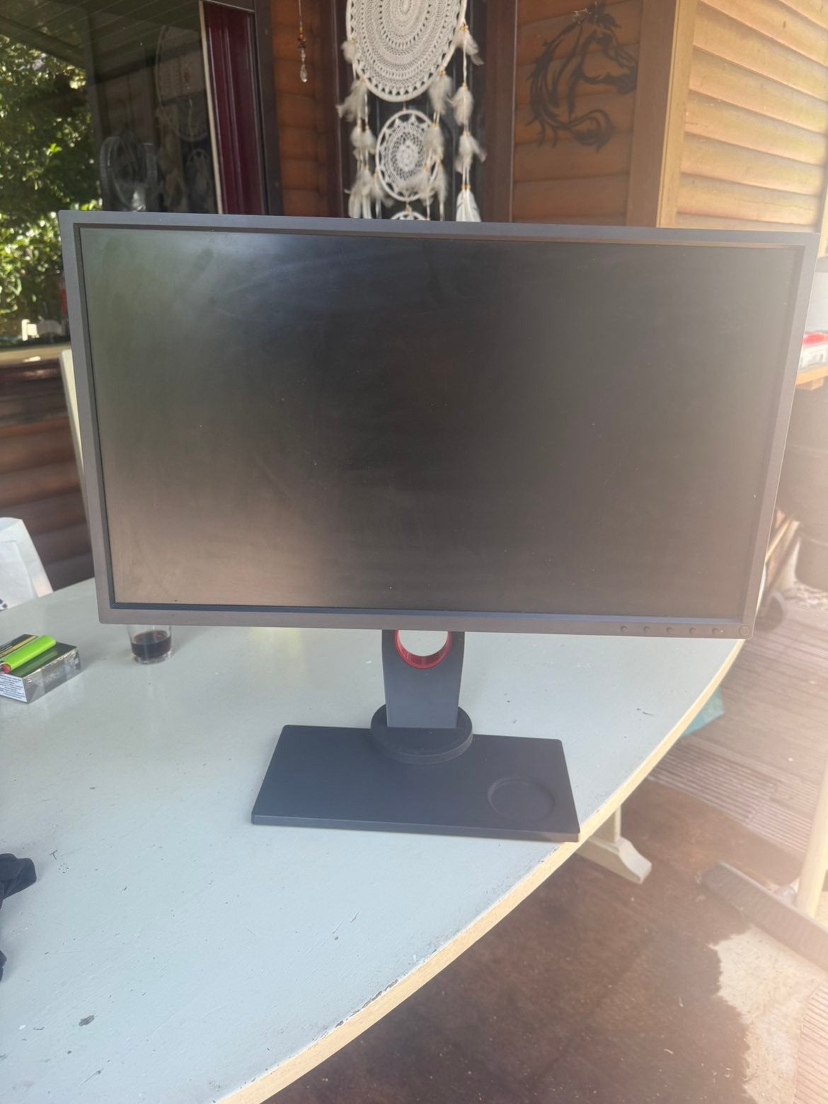 benq monitor, Computers en Software, Full HD, BenQ, Zo goed als nieuw, 60 Hz of minder