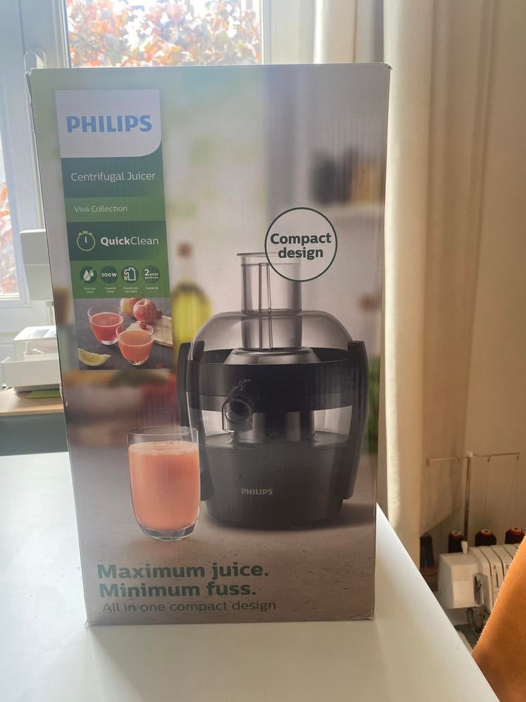 Sapcentrifuge Philips, Electroménager, Extracteurs de jus, Comme neuf, Presse-agrumes, Enlèvement