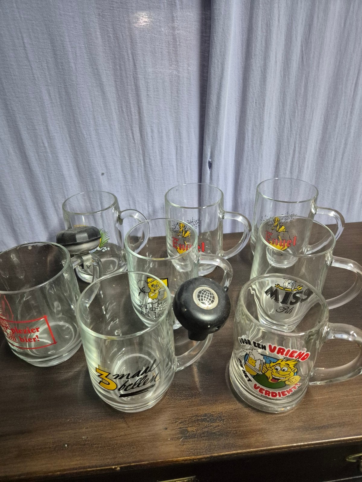 Bierglazen halve liter, Verzamelen, Ophalen of Verzenden