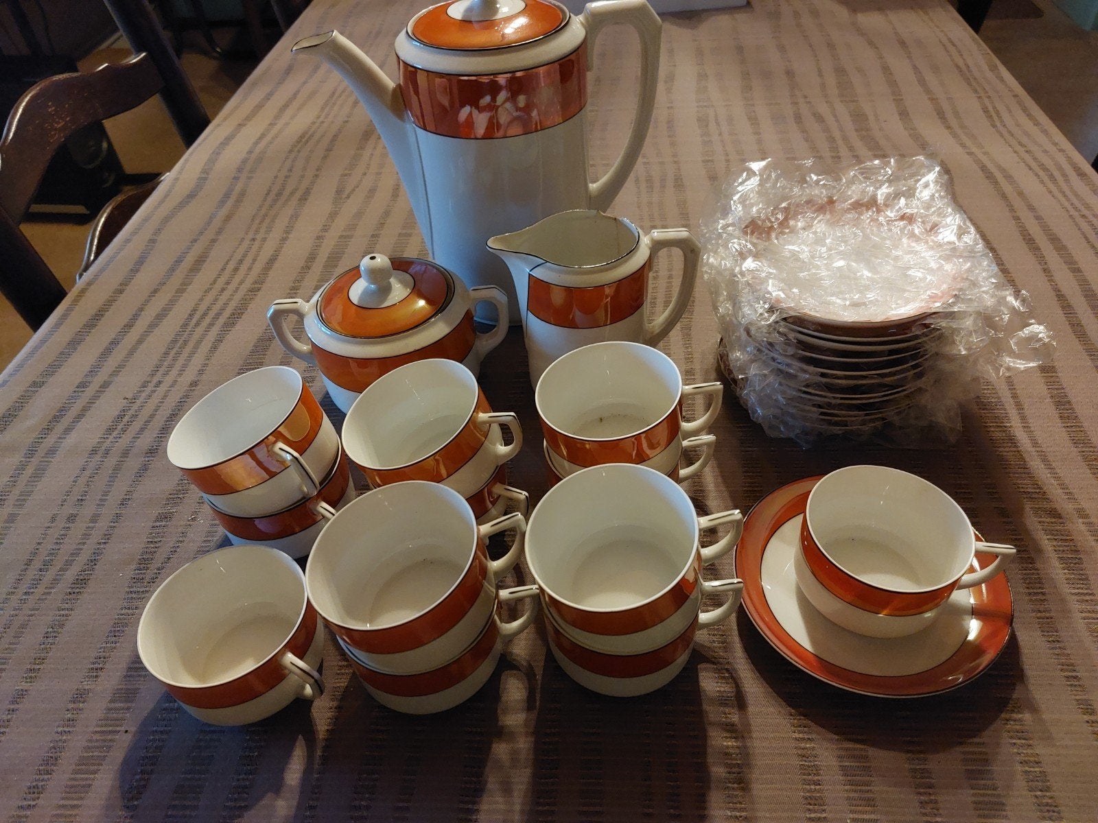 Koffie servies , met koffiekan