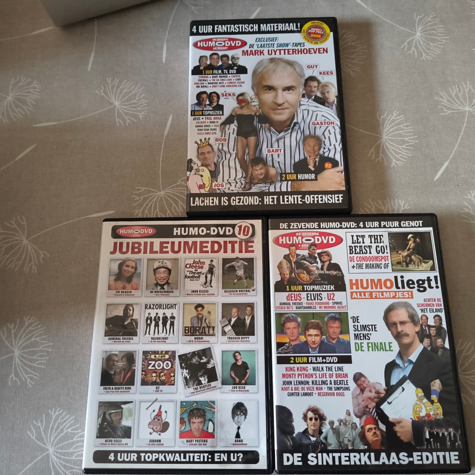 3 Juli DVD's - humor, Ophalen, Zo goed als nieuw