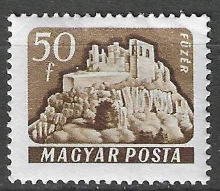 Hongarije 1960-1961 - Yvert 1337B - Kastelen - Fucer (ST), Verzenden, Gestempeld