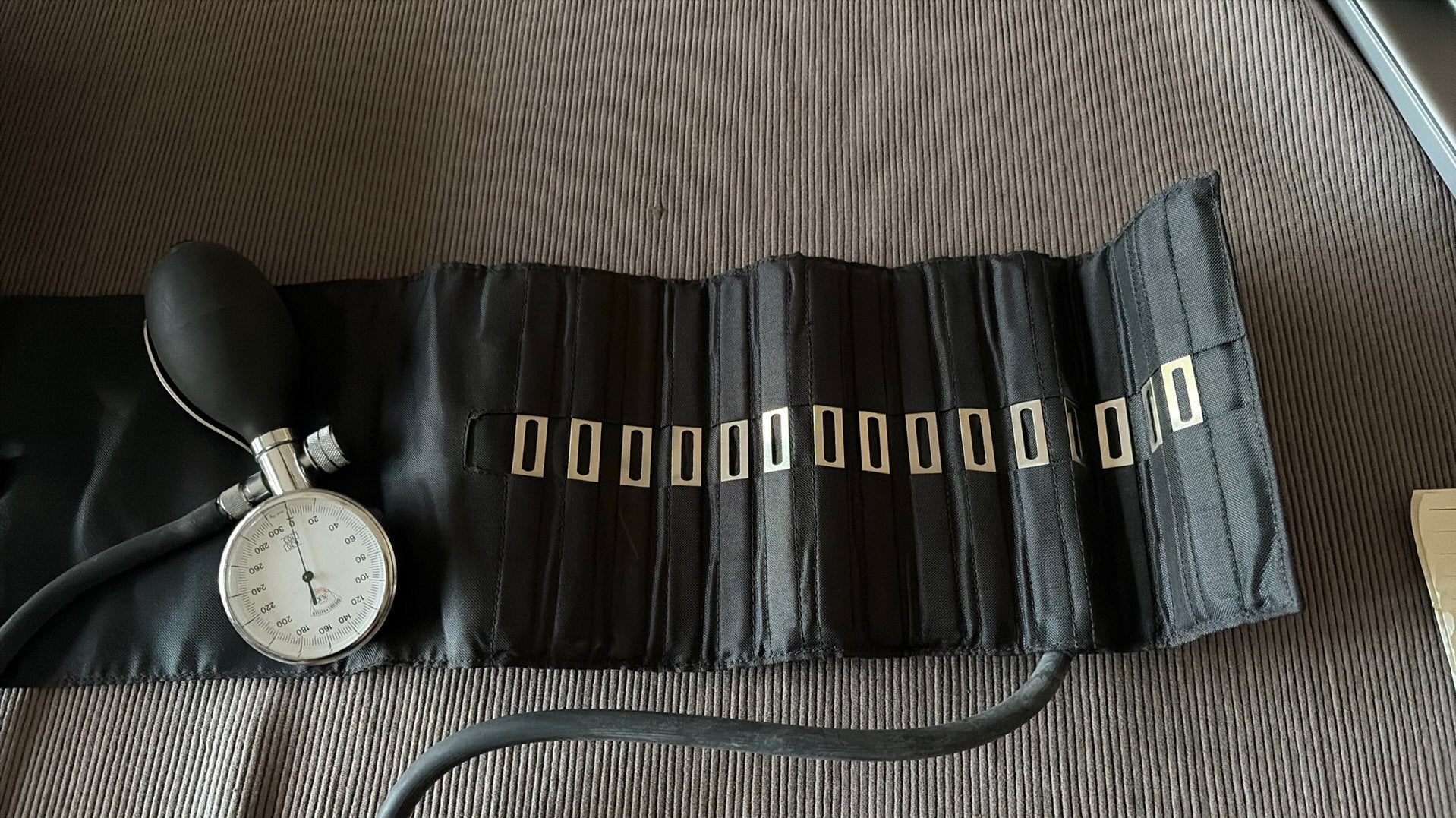 Vintage Speidel & Keller handmatige bloeddrukmeter met etui, Ophalen, Zo goed als nieuw