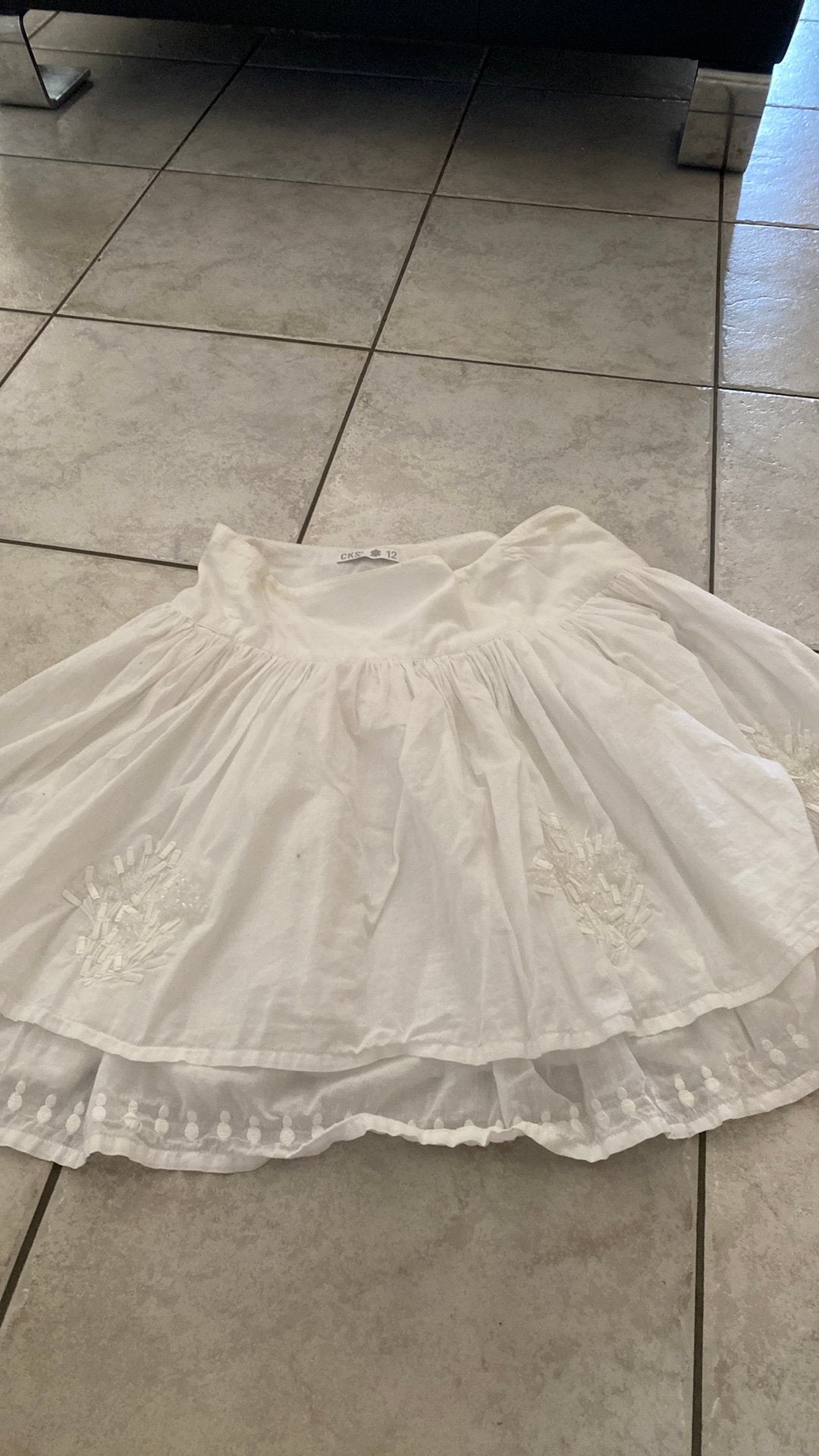 Witte rok, Kleding | Dames, Rokken, Ophalen, Wit, Zo goed als nieuw, Knielengte
