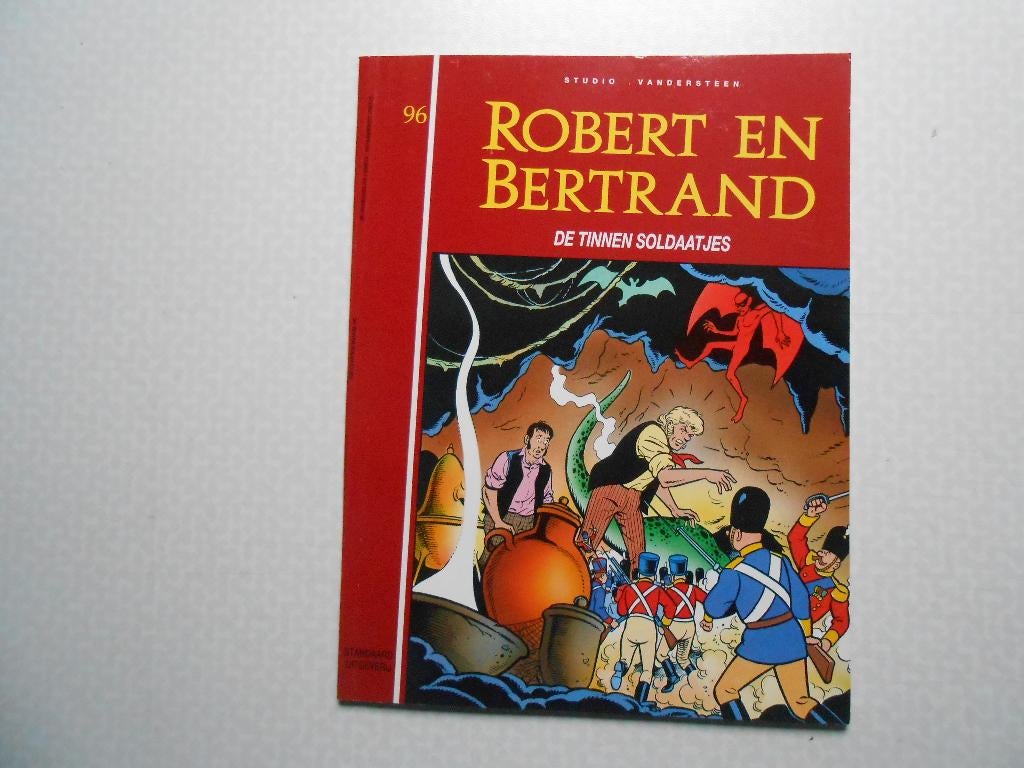Robert en Bertrand 96 De tinnen soldaatjes 1992 Misdruk 1ste, Willy Vandersteen, Eén stripboek, Nieuw, Ophalen of Verzenden