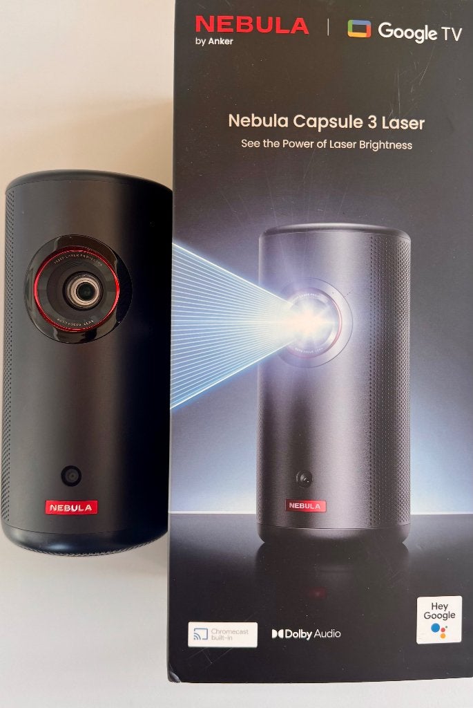 Nebula capsule 3 Laser in perfecte staat met garantie, Audio, Tv en Foto, Beamers, Ophalen, Zo goed als nieuw, Full HD (1080)