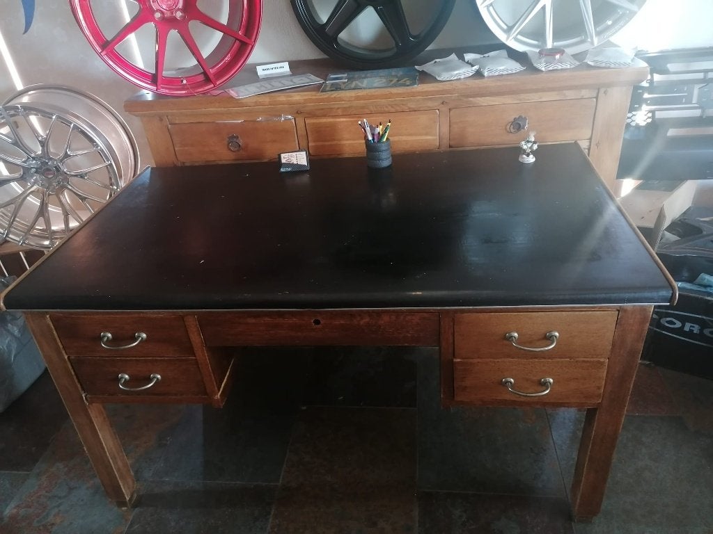 Bureau en bois robuste, Neuf, Autres marques, Bureau d'ordinateur, 76 cm