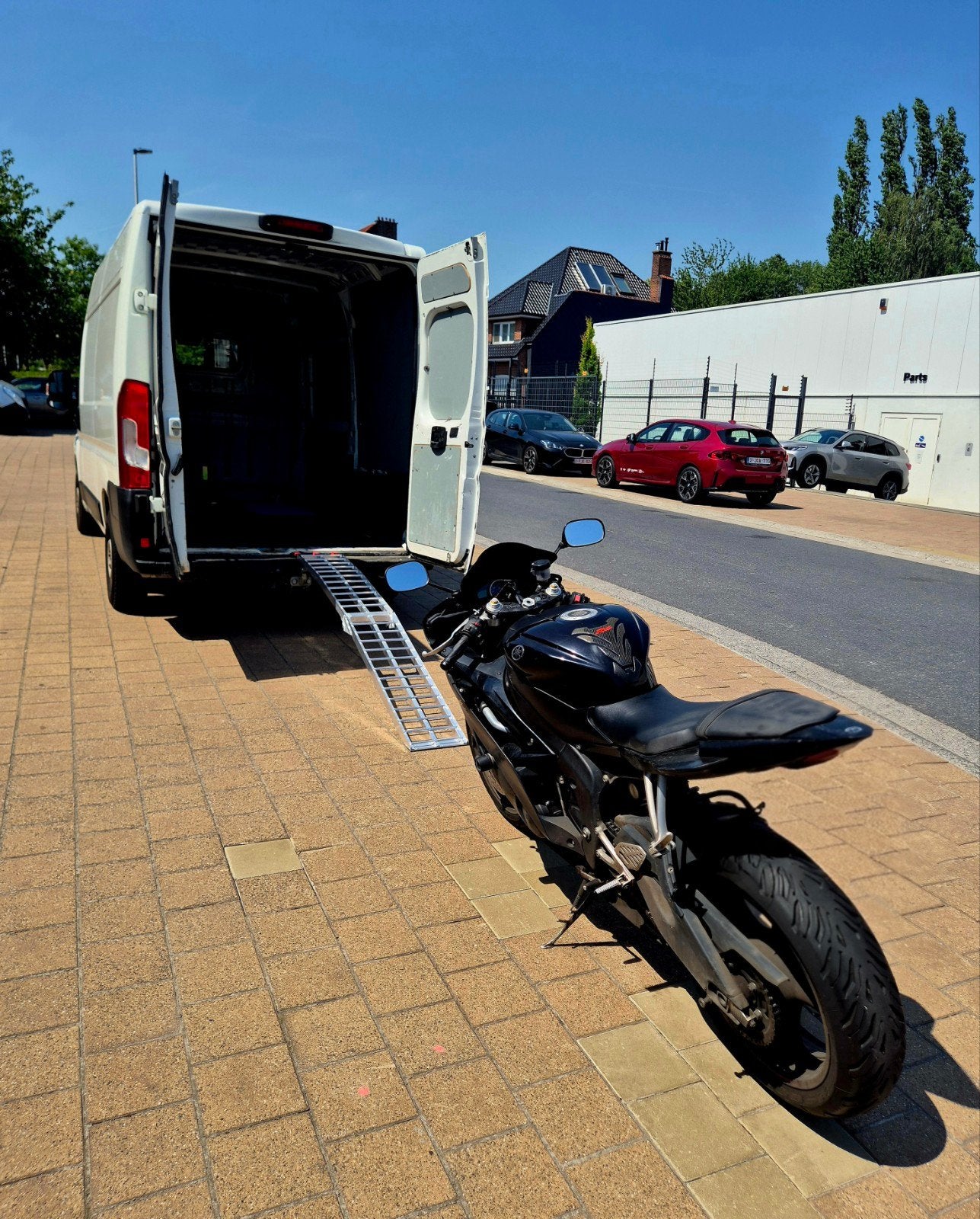 Reparatie van motorfietsen Bezorging Transport