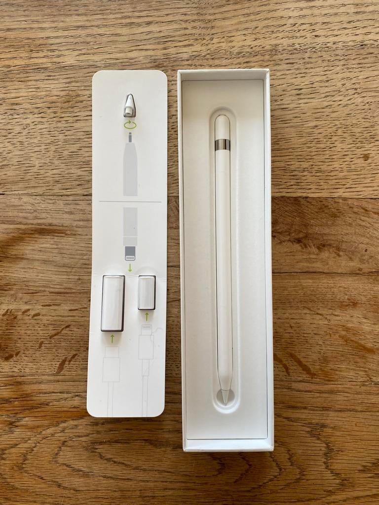 Apple Pencil 1, Ophalen, Zo goed als nieuw, Wit, Apple iPad