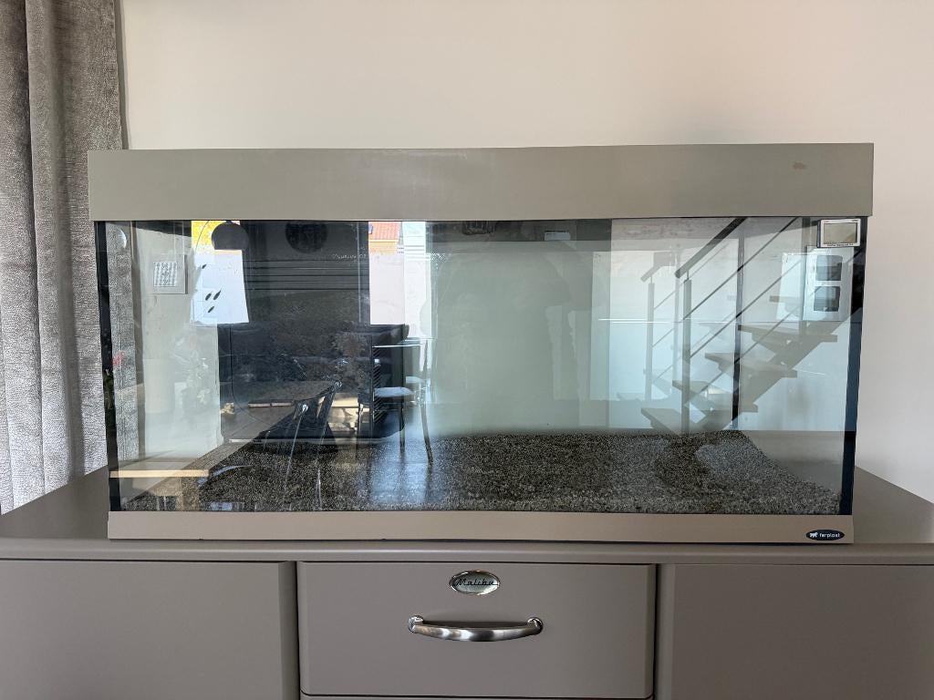 Ferplast Dubai 100 aquarium - Ledverlichting - 190 liter, Dieren en Toebehoren, Vissen | Aquaria en Toebehoren, Zo goed als nieuw