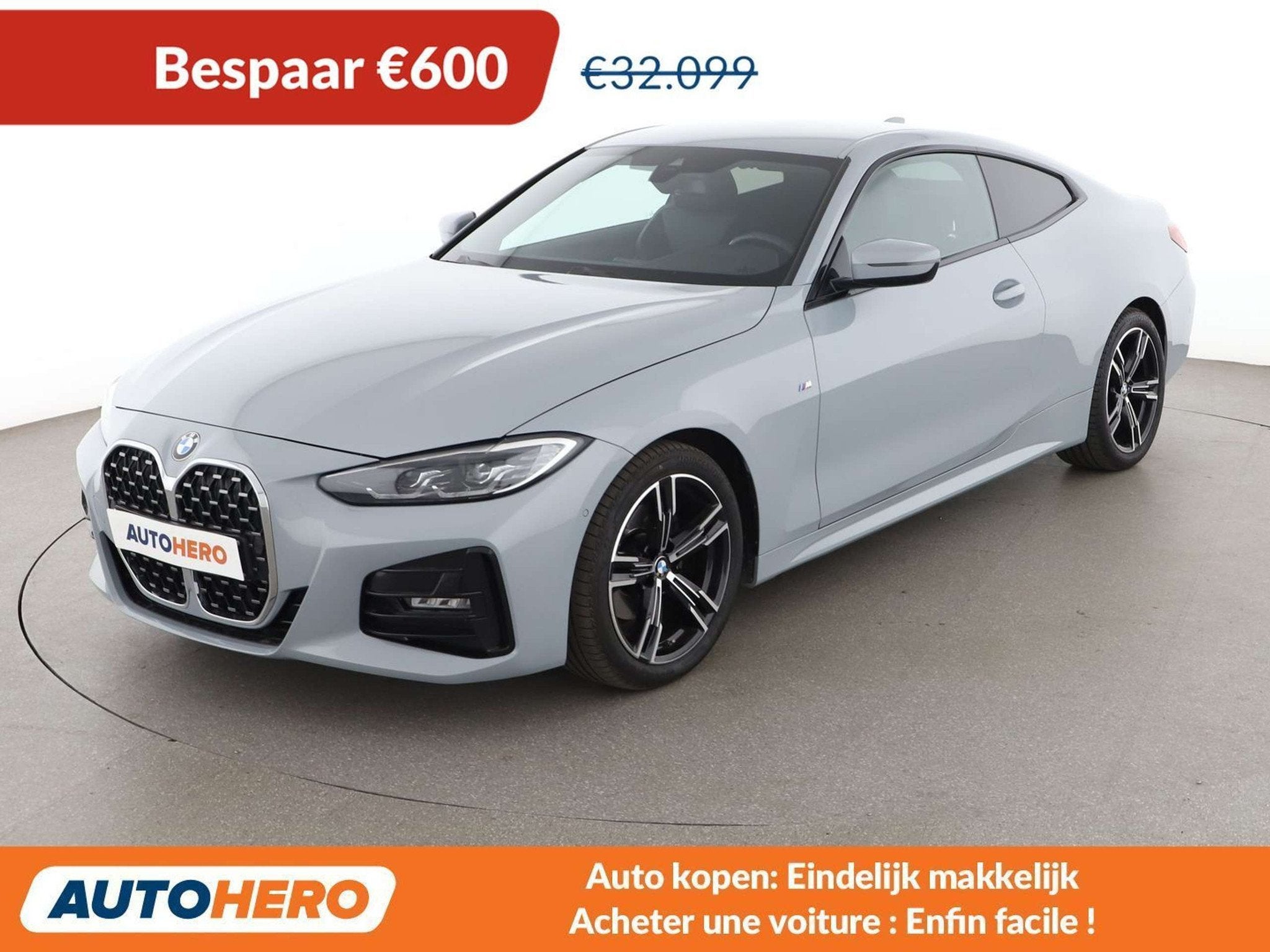 BMW 4 Serie 420 420i M Sport (bj 2022, automaat), Auto's, Automaat, Achterwielaandrijving, Gebruikt, Parkeerassistent