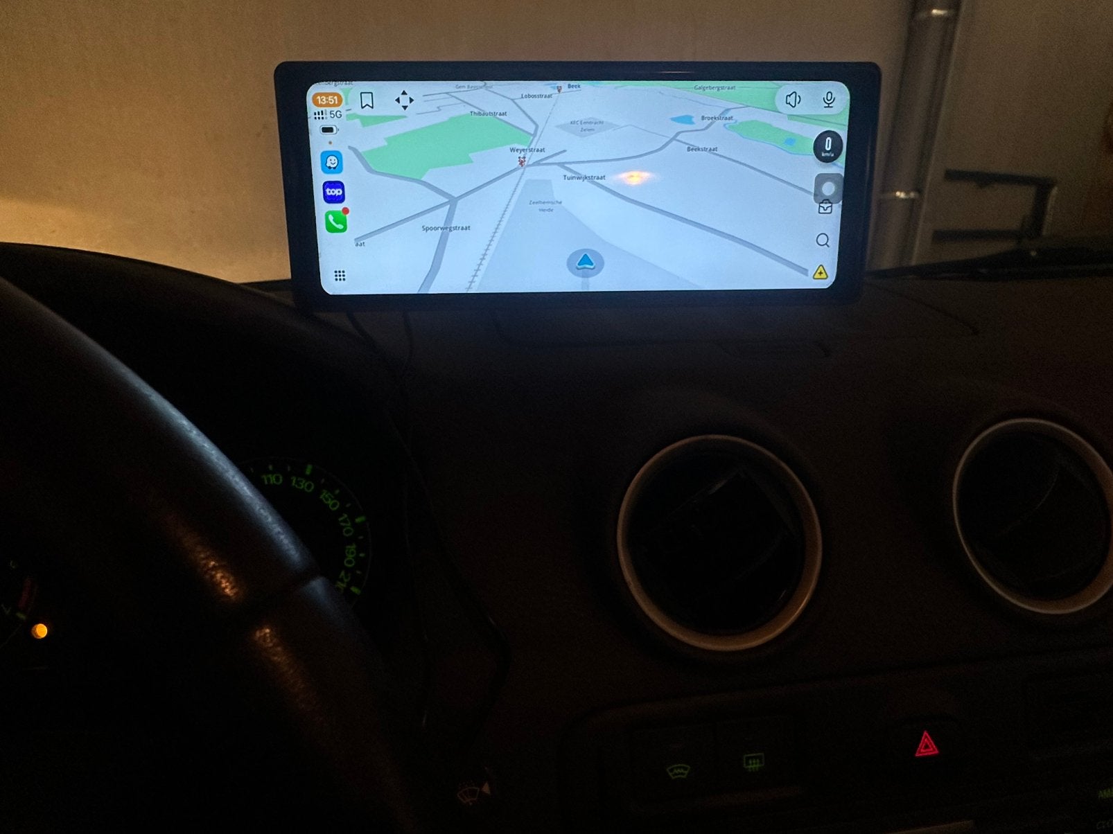 Ford Fusion met 1j GARANTIE & airco, CarPlay,…., 5 deurs, 59 kW, Stadsauto, Stof