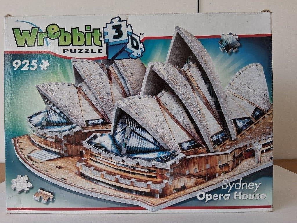 3-D puzzel Sydney Opera House, Enlèvement, 500 à 1500 pièces, Utilisé, Rubik's Cube ou Puzzle 3D