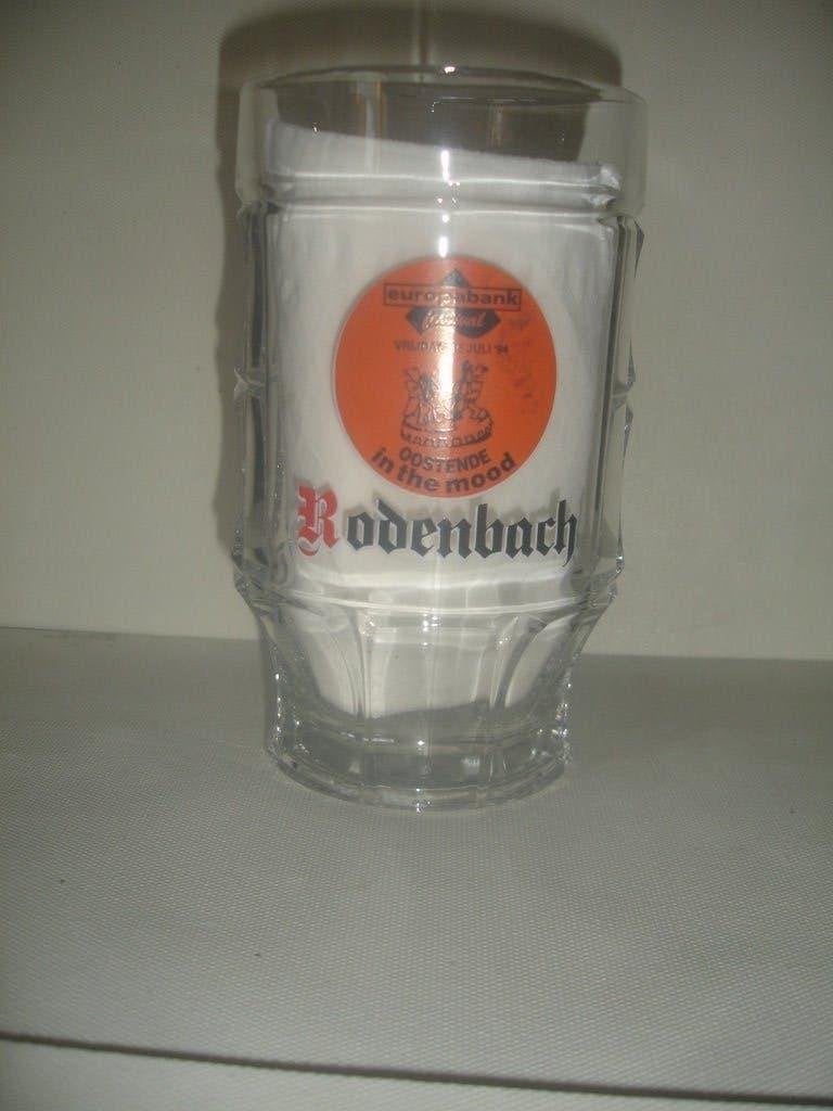 Bierpot Rodenbach, Oostende in the mood, '94, Verzamelen, Biermerken, Ophalen of Verzenden, Zo goed als nieuw, Pul(len), Overige merken