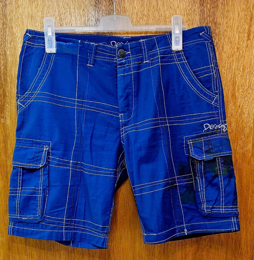DESIGNER KORTE BROEK, Ophalen of Verzenden, Nieuw, Blauw, Autres