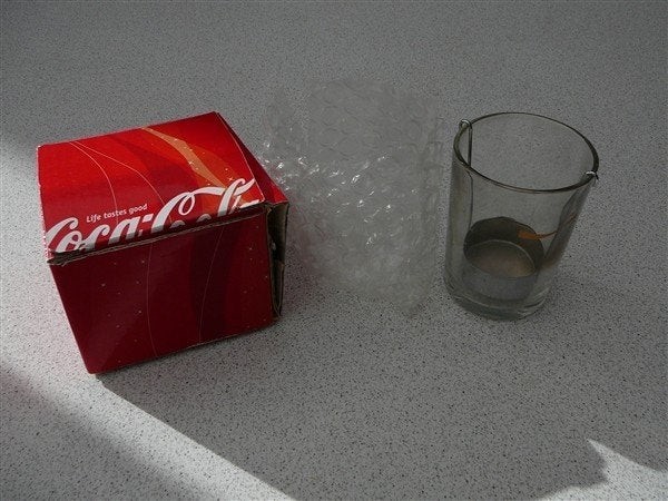 Theelichtje in glas Coca Cola Nieuw, Verzamelen, Ophalen of Verzenden, Nieuw, Gebruiksvoorwerp