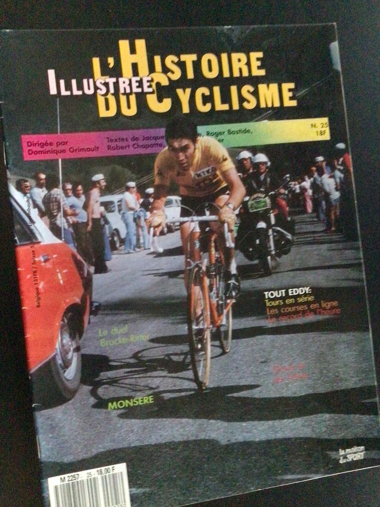 L'histoire du cyclisme Eddy Merckx Jempi Monsere, Envoi, Comme neuf