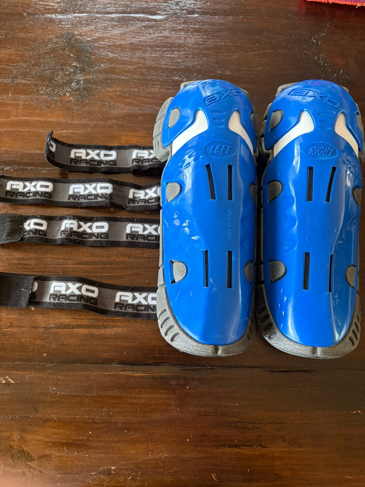 Axo racing vintage scheenbeenbeschermers., Motoren, Kleding | Motorkleding, Ophalen of Verzenden