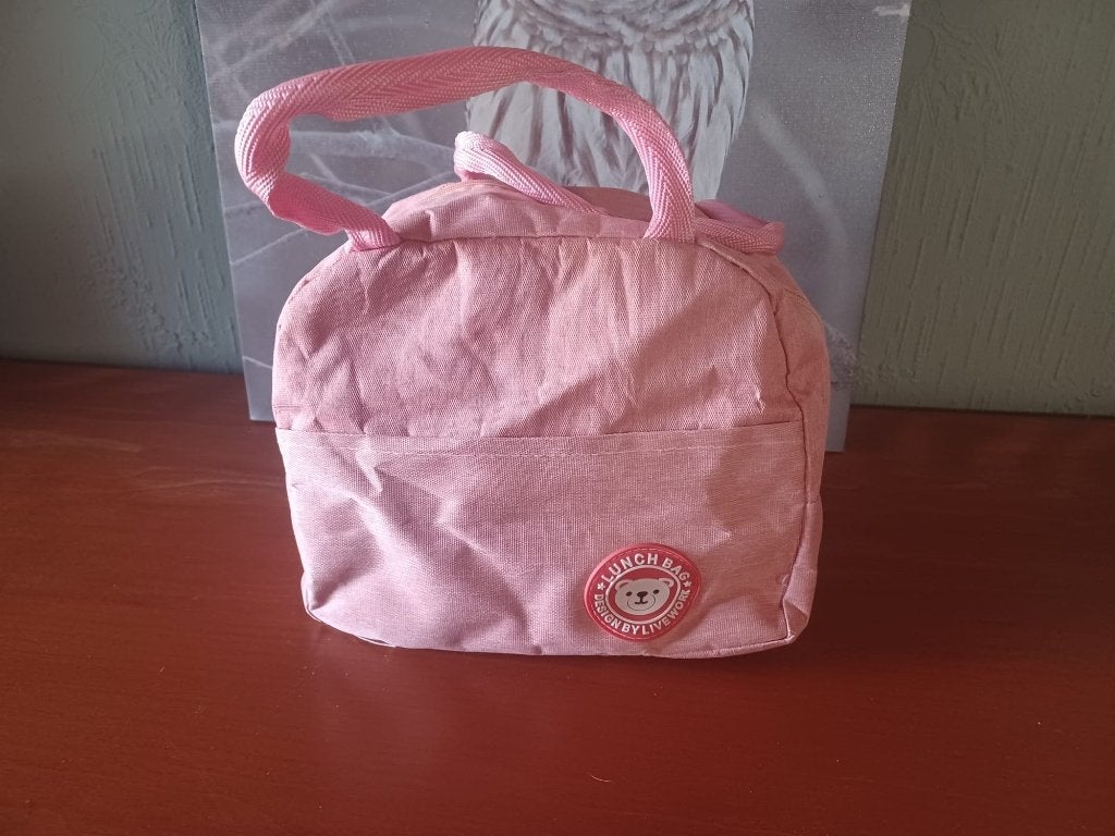 Compacte Roze Livework Lunchtas / Koeltas met Beer, Handtassen en Accessoires, Tassen | Schoudertassen, Zo goed als nieuw, Overige merken