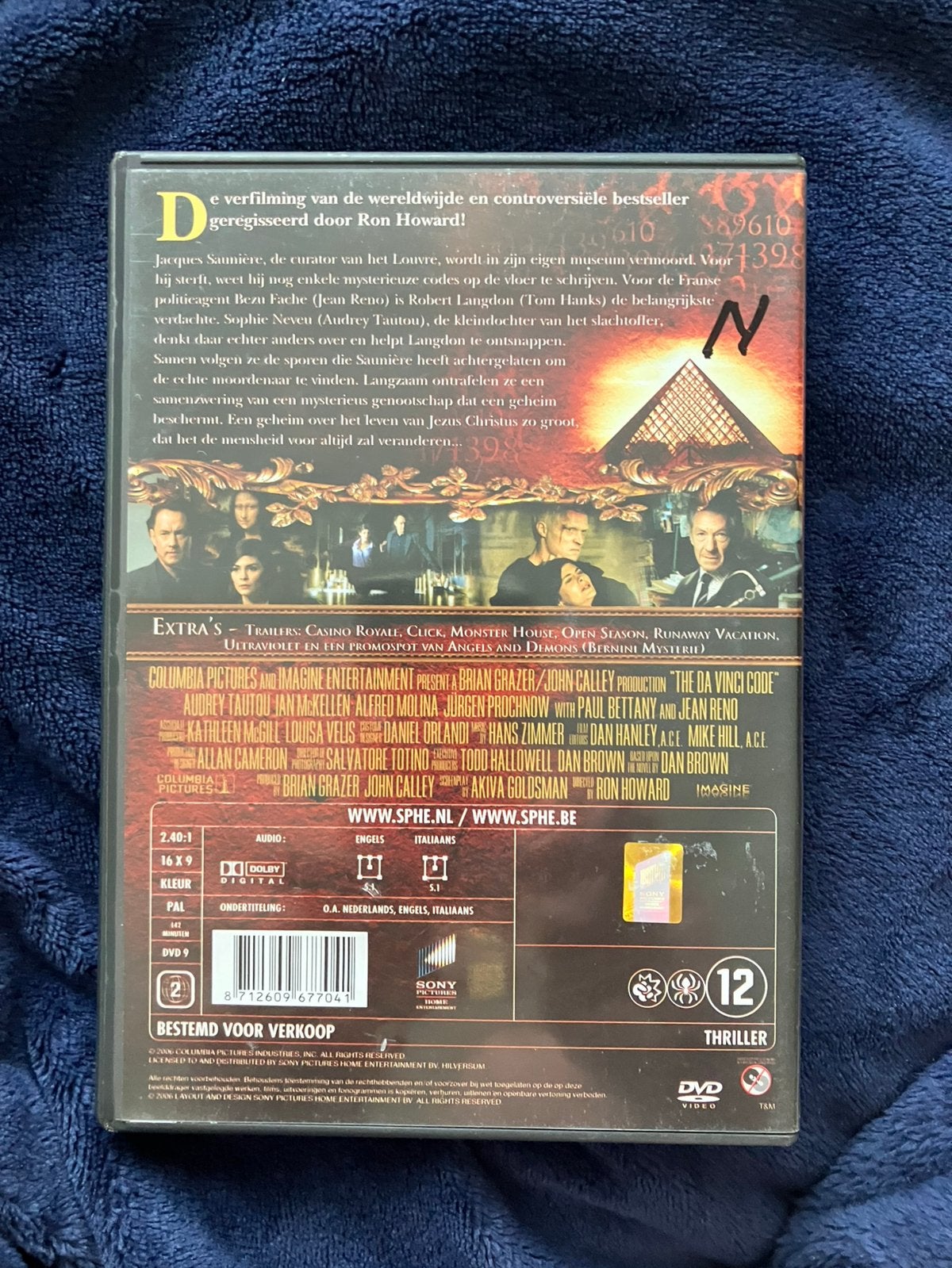 Le Da Vinci Code (Tom Hanks), CD & DVD, Enlèvement ou Envoi, Anglais, Tous les âges, Anglais