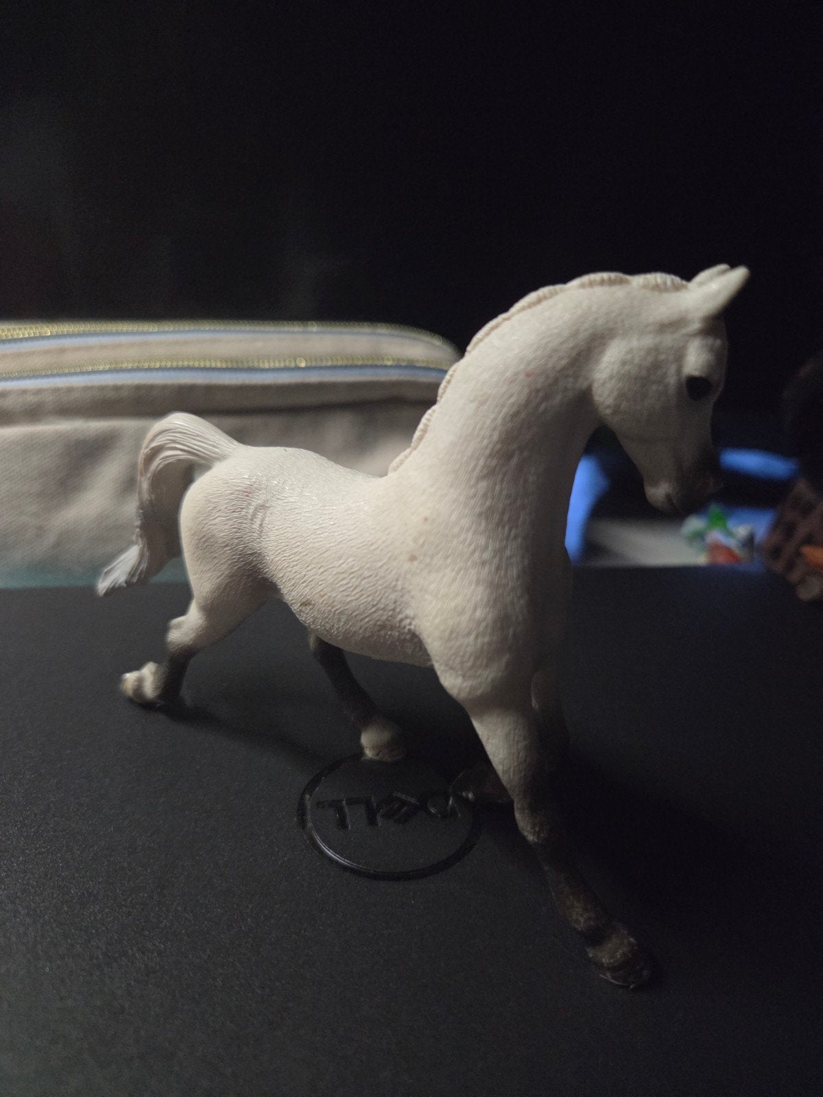 witte schleich arabier, Ophalen, Gebruikt, Paard, Beeldje of Figuurtje