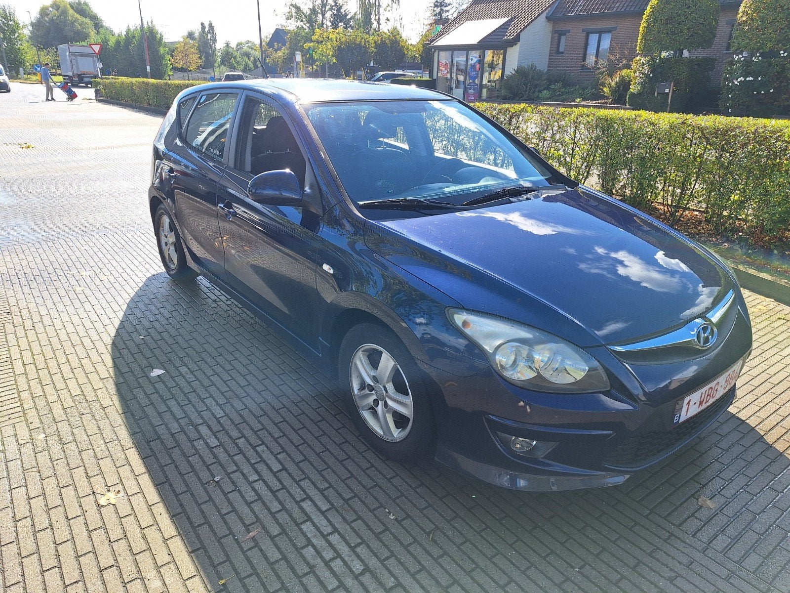 hyundai i30 2011, Auto's, Voorwielaandrijving, Euro 5, Zwart, 1600 cc