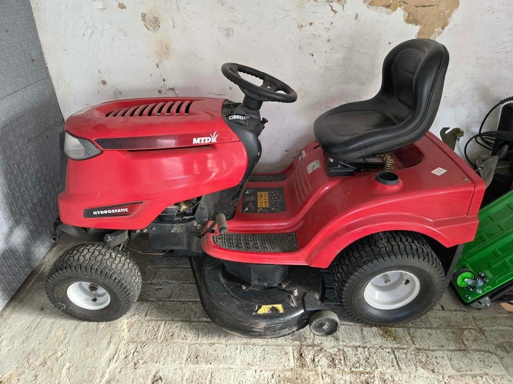 Tracteur Tondeuse, Enlèvement, Utilisé, Tondeuses à gazon à essence, MTD
