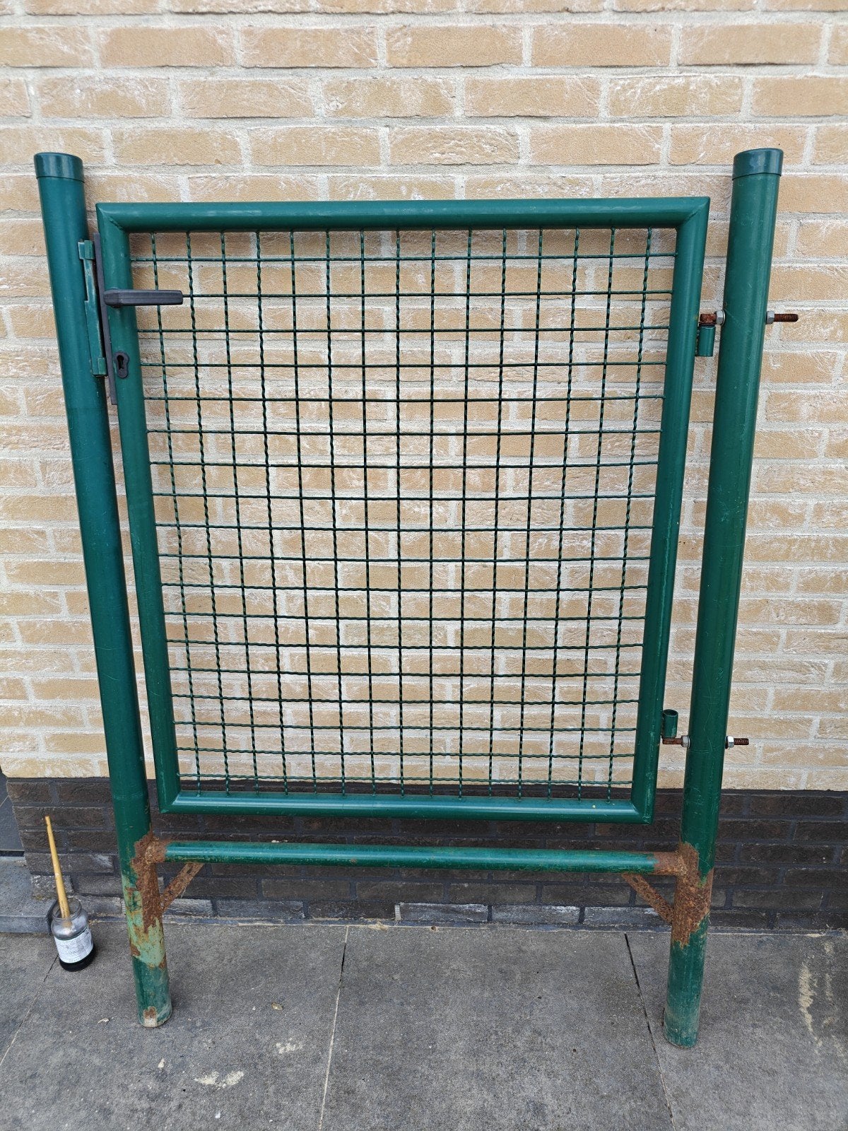 Portail de jardin soudé. Pour surfaces molles, Enlèvement, Porte du jardin