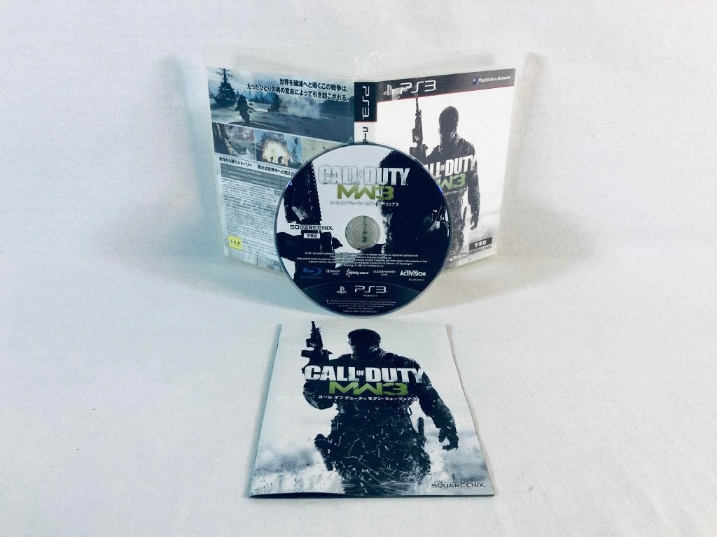 Call of Duty Modern Warfare 3 PS3 JAP Jeu Complet TBE, Online, Shooter, À partir de 18 ans, Utilisé