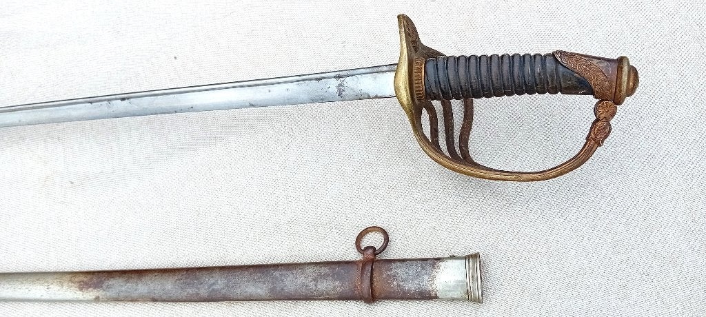 Belgische sabel officier infanterie, Ophalen of Verzenden, Landmacht, Zwaard of Sabel