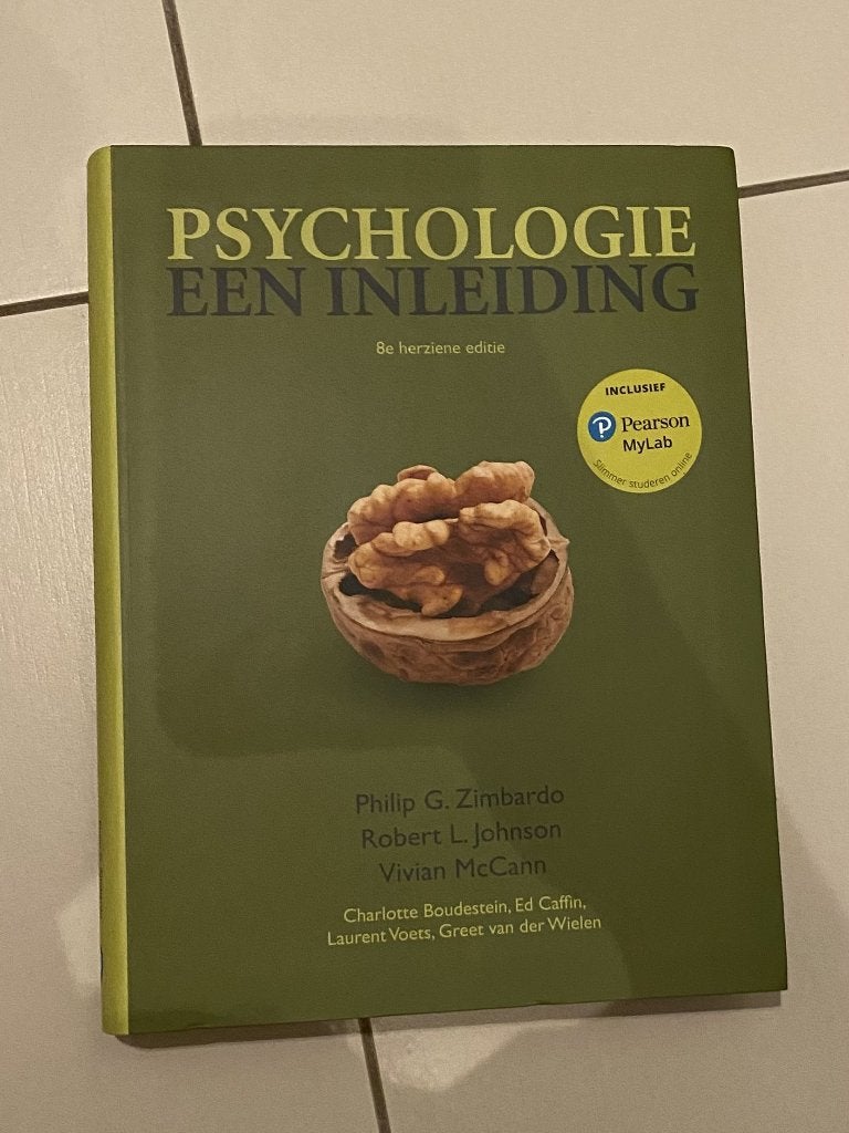 Psychologie : een inleiding, Enlèvement ou Envoi, Comme neuf, Enseignement supérieur, Pearson