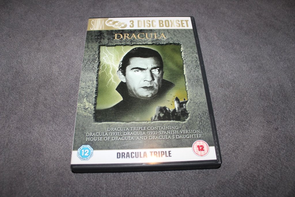 DVD Dracula 3 films (import regio 2), Cd's en Dvd's, Dvd's | Horror, Vampiers of Zombies, Import, Engels, Ophalen of Verzenden