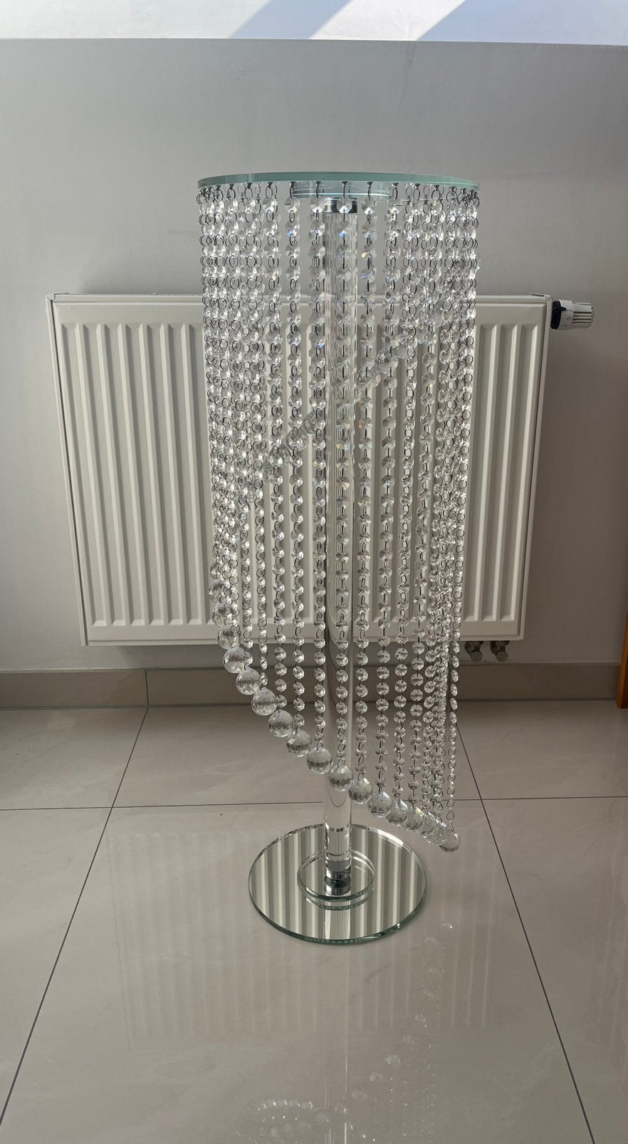 Colonne en cristal de luxe/support de décoration, Antiquités & Art, Antiquités | Accessoires de maison, Enlèvement