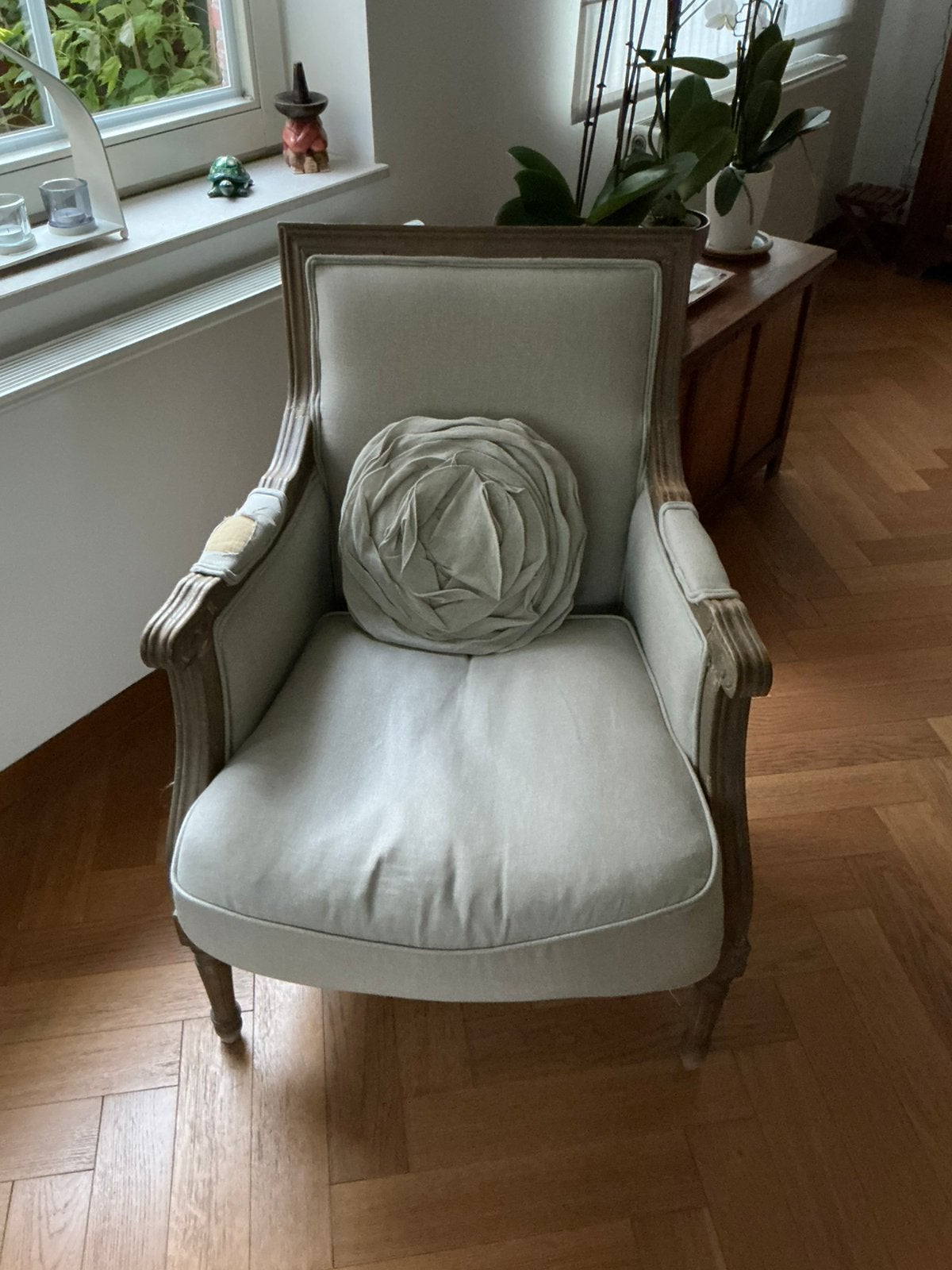 Fauteuil Voltaire, Huis en Inrichting, Ophalen, Zo goed als nieuw