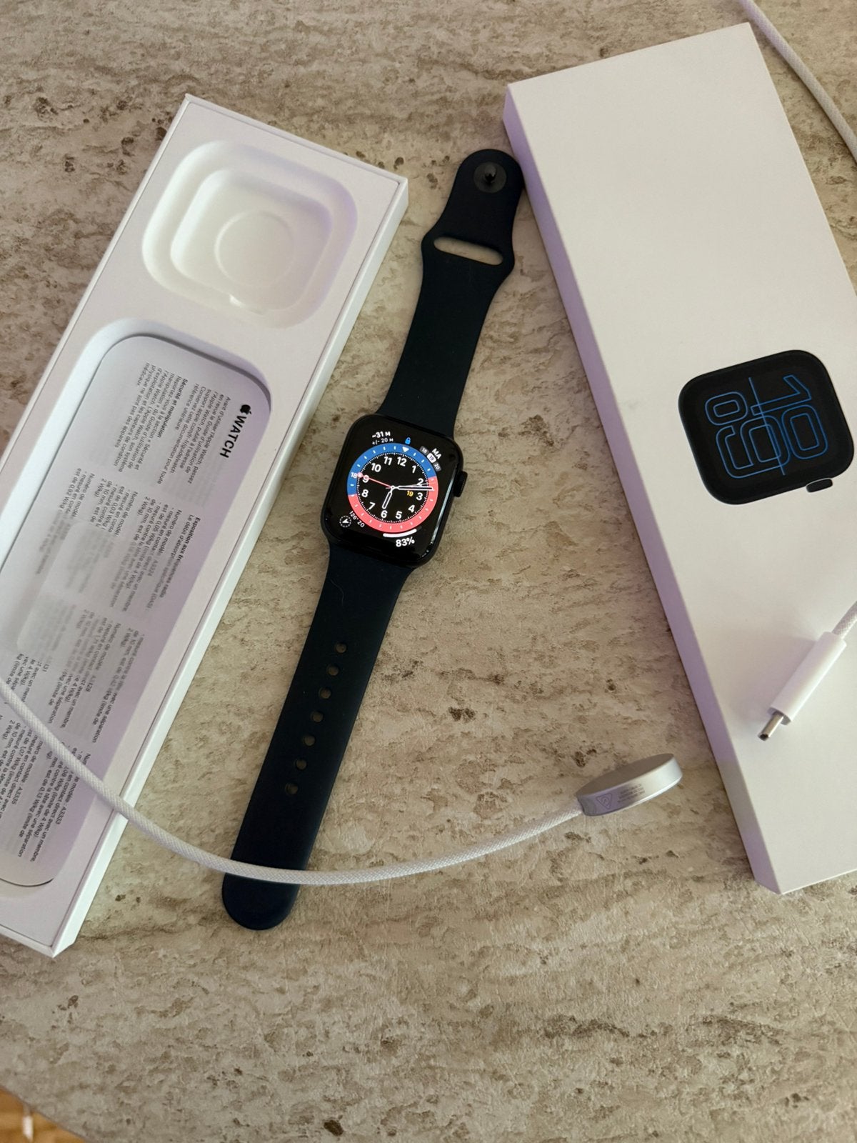 Apple Watch SE 3 40 mm en parfait état !, Bijoux, Sacs & Beauté, Enlèvement, Niveau de stress, Comme neuf, IOS