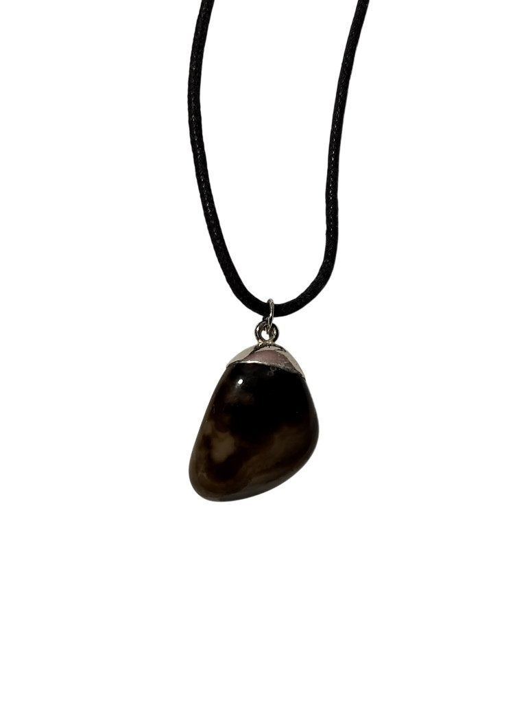Collier pendentif oeil de tigre, Bijoux, Sacs & Beauté, Colliers, Avec pendentif, Brun, Enlèvement, Utilisé