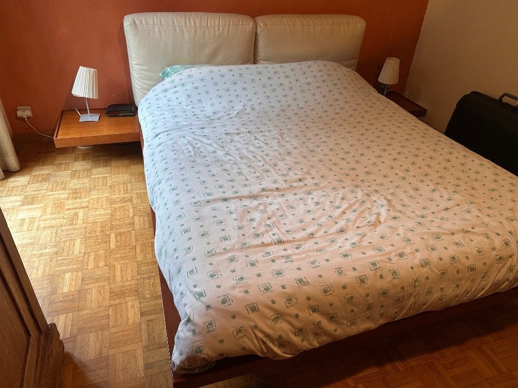 2 persoonsbed, Ophalen, Gebruikt, Bruin, Tweepersoons