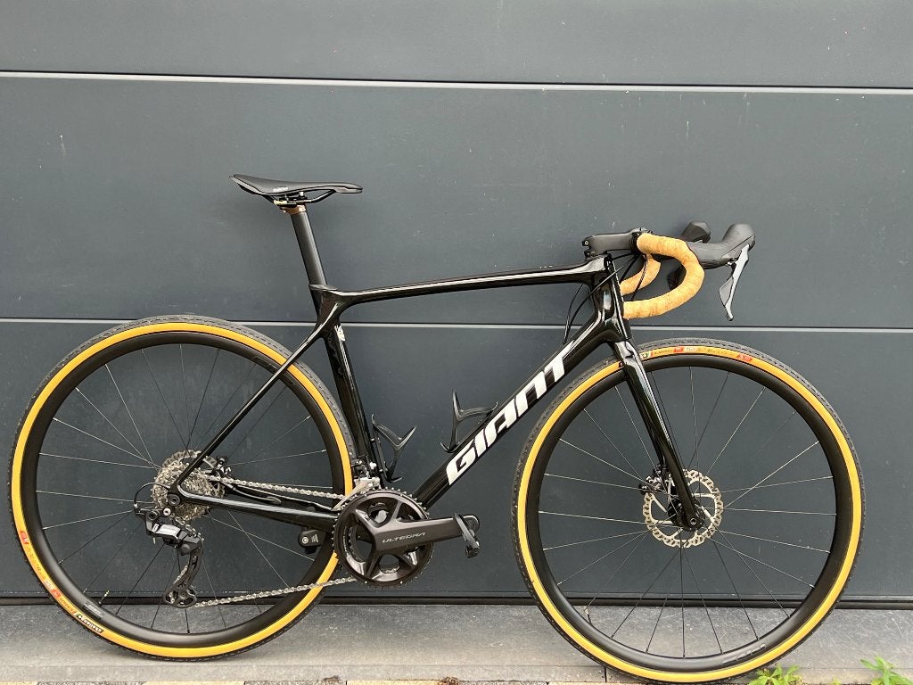Giant TCR Disk 0 Advanced 2023 ( Gravel ), Ophalen, 28 inch, Carbon, Heren